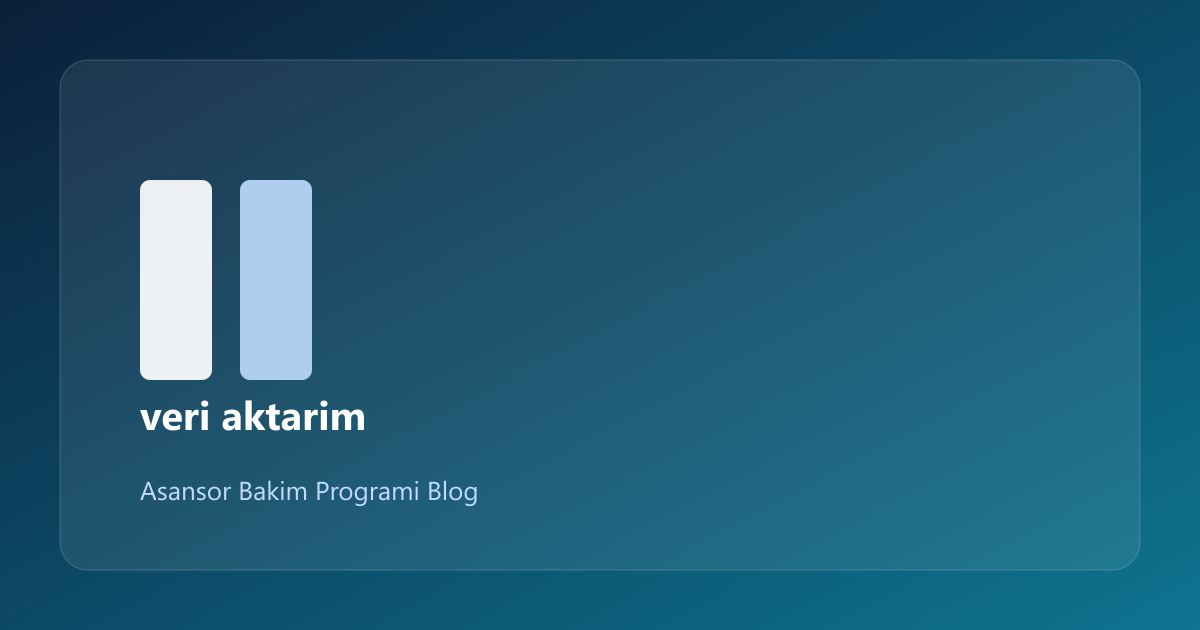 Excelden Veri Aktarım Checklist: Ölçüm ve KPI